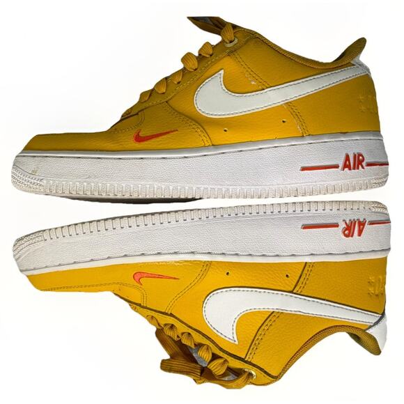 Nike Other - Nike Air Force 1 Low GS Yellow White Youth 8Y UK 5.5 Sneakers